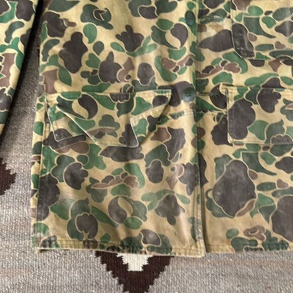 Vintage 50s Sears Camo Bird Hunting Shooting Jacket - Picture 4 of 8
